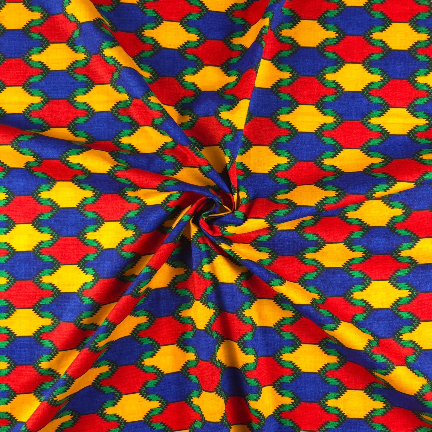 Bold Himalayan Dhaka Poplin Fabric