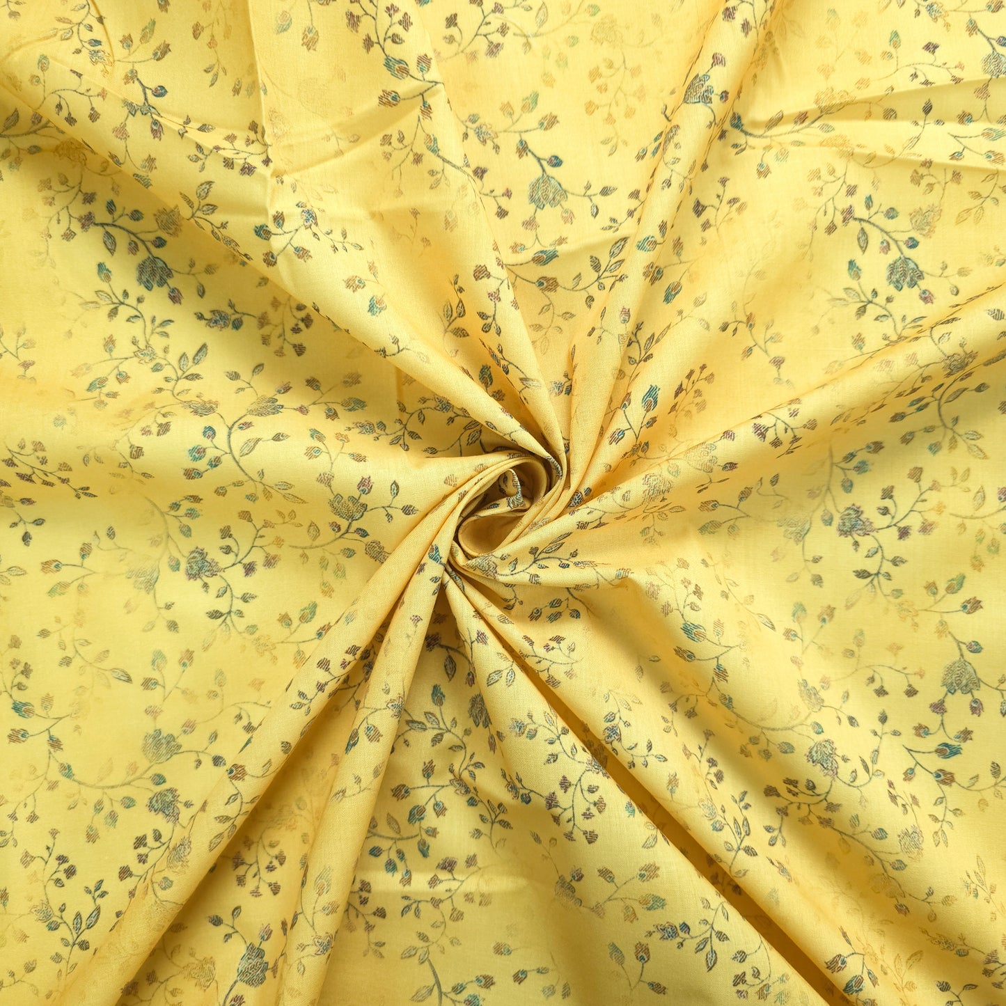 Whispering Vine Printed Poly-Cotton Fabric