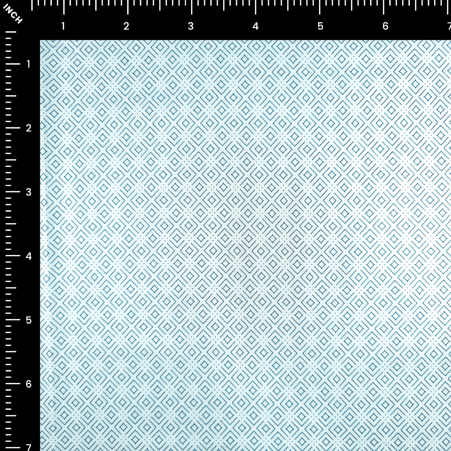 Elegant Fine Geometric Printed Satin Fabric