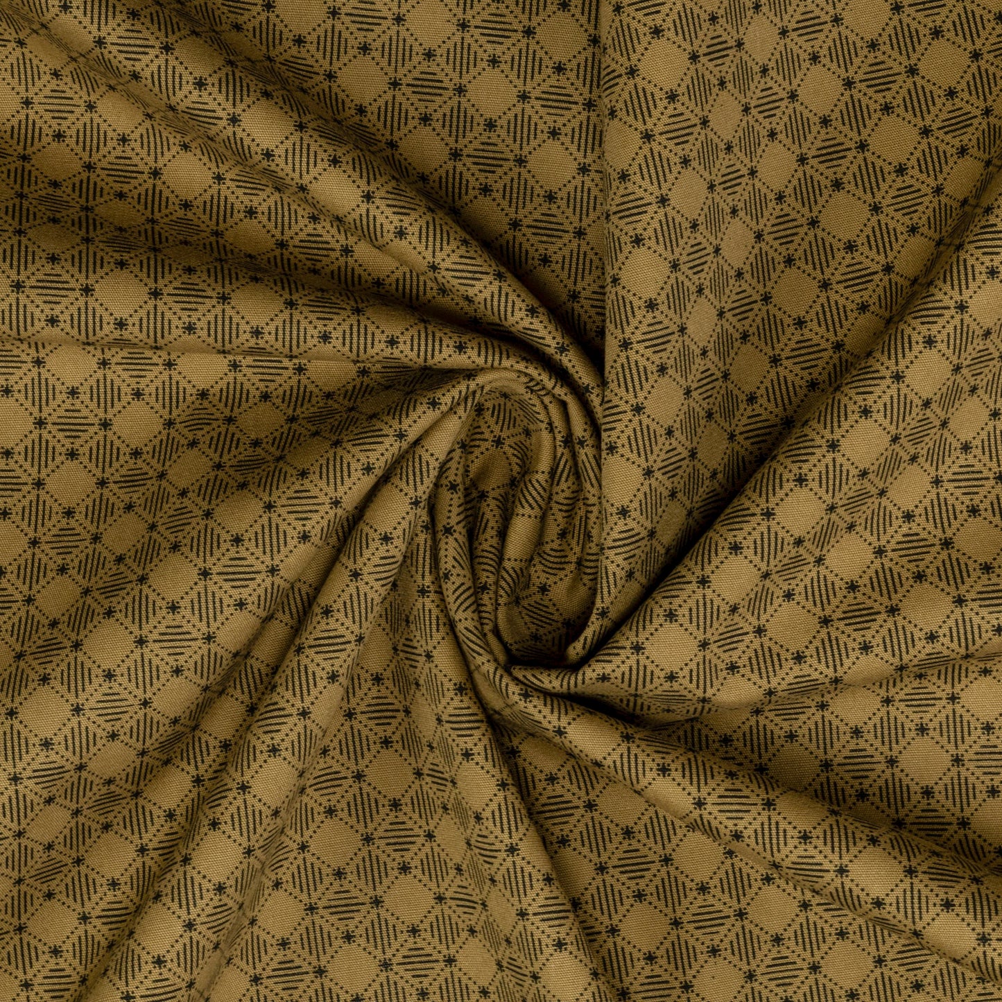 Precision Check Printed Poplin Fabric