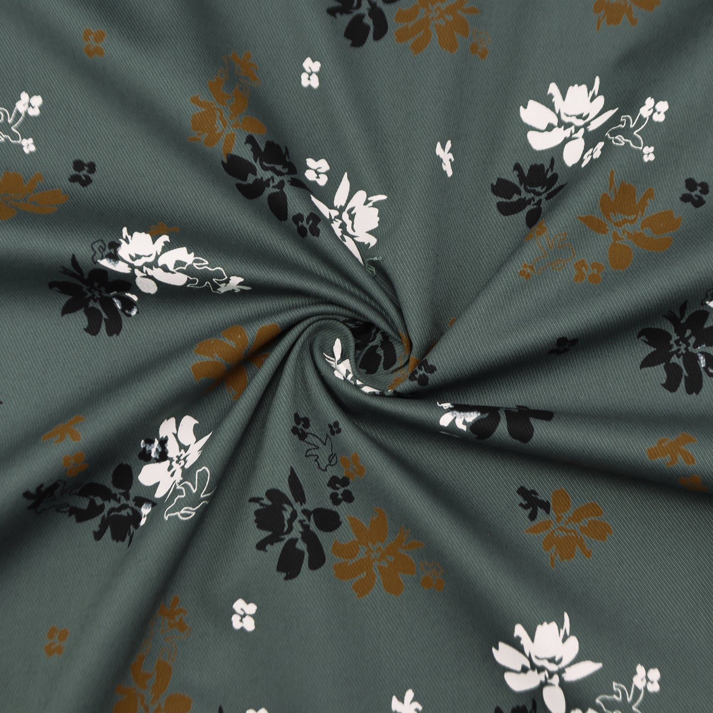 Floral Printed Twill Fabric – Premium Soft Twill for Shirts
