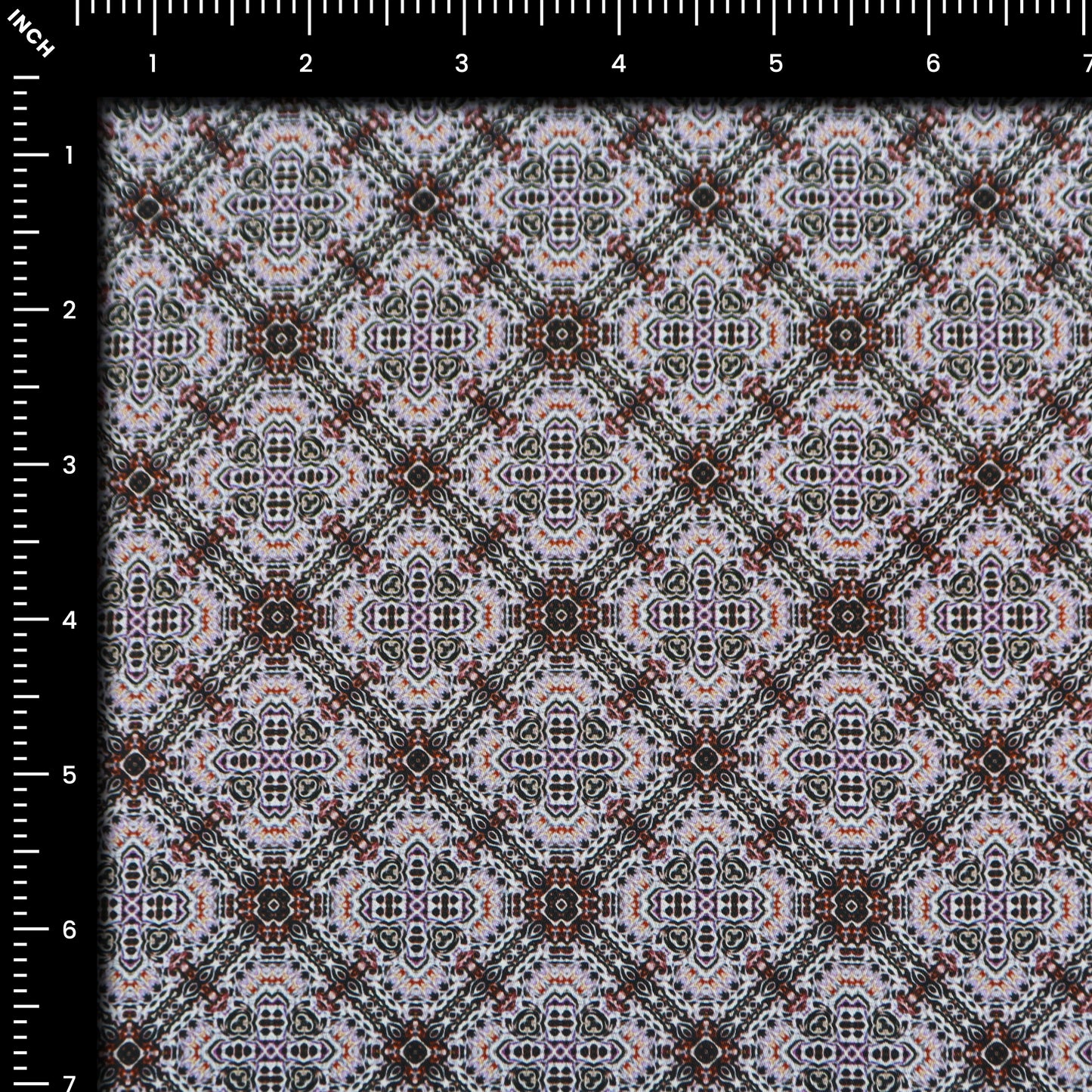 Ornate Symmetry Medallion Satin Cotton