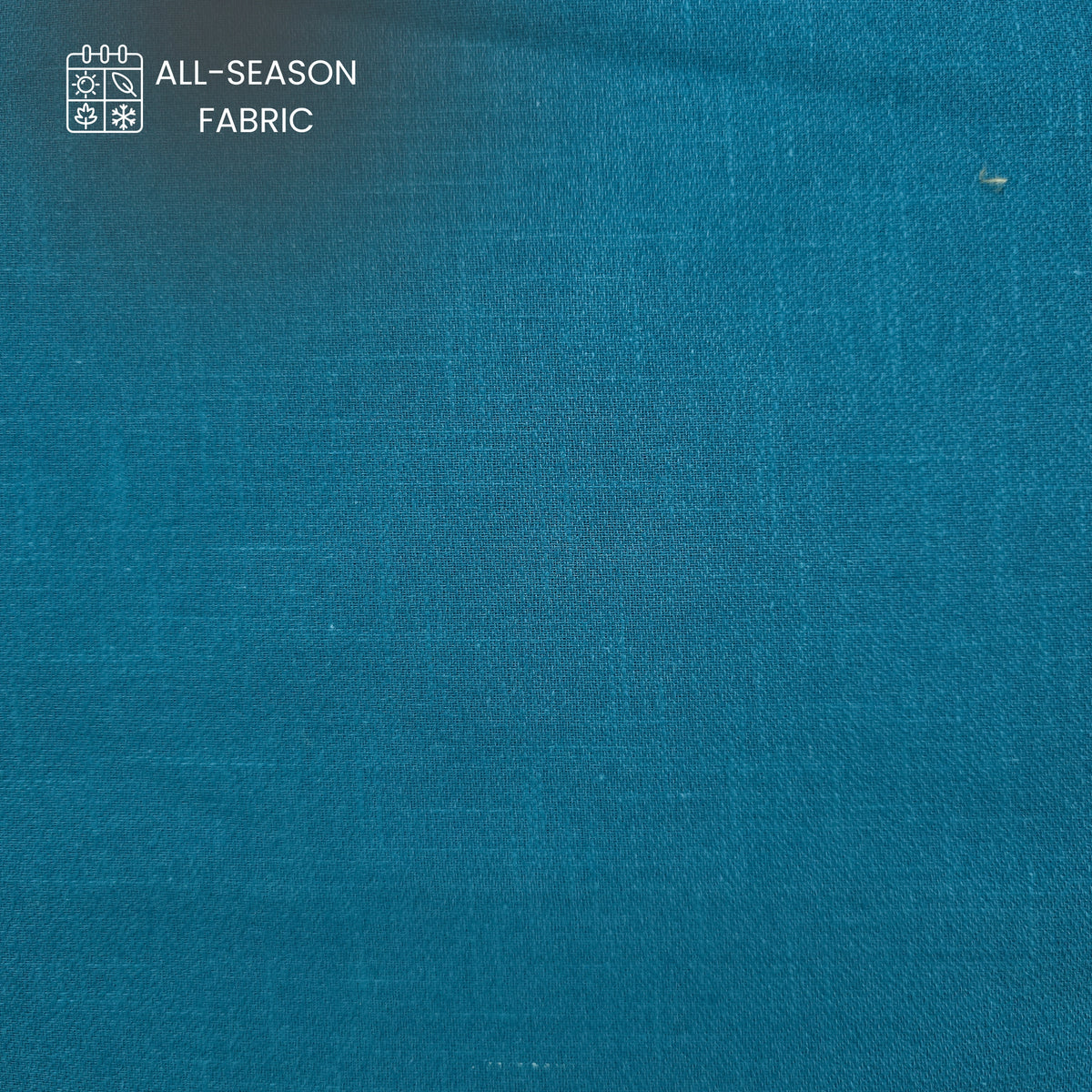Textured Plain Dyed Crepe Cotton Slub Fabric - Slate Blue