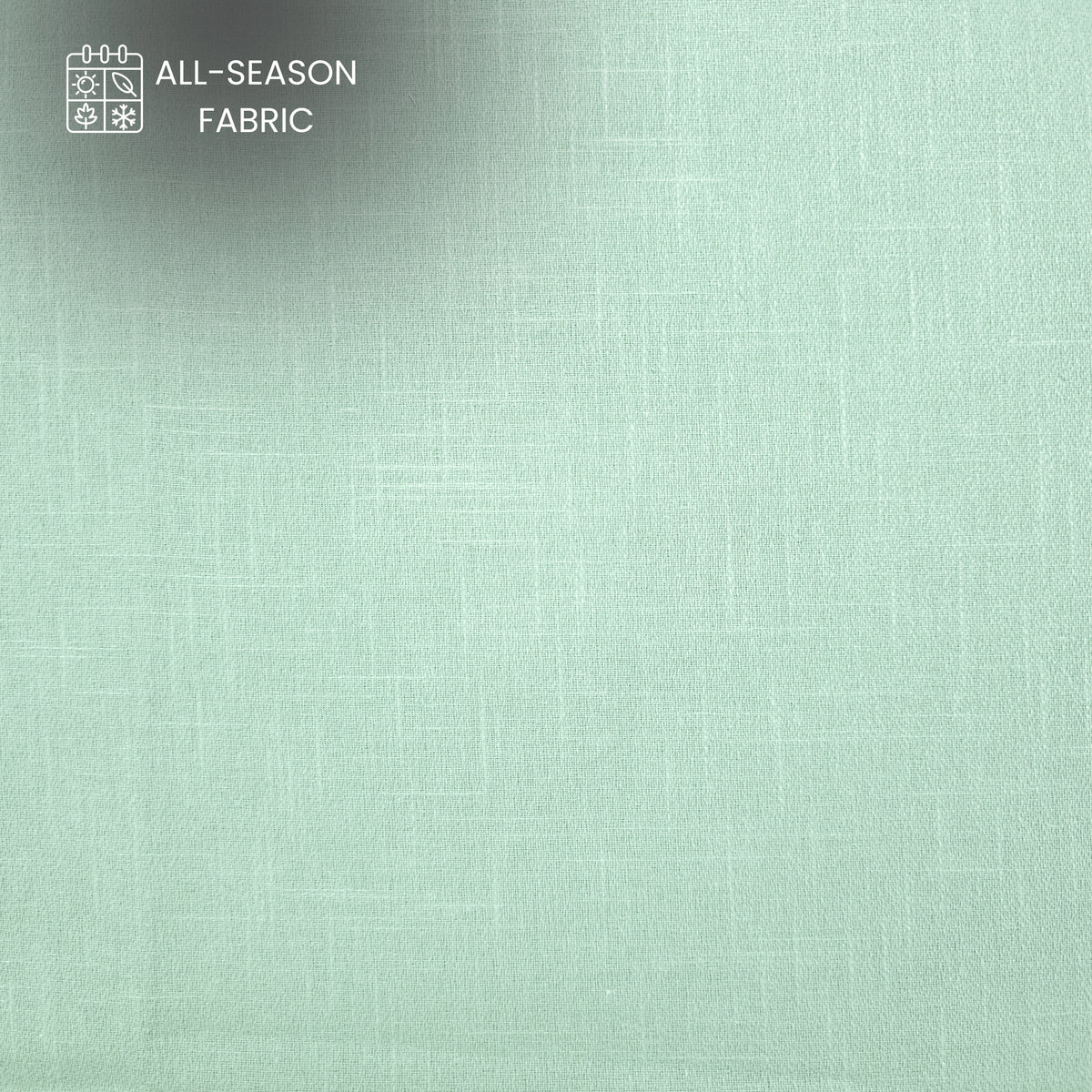 Textured Plain Dyed Crepe Cotton Slub Fabric - Sage Green
