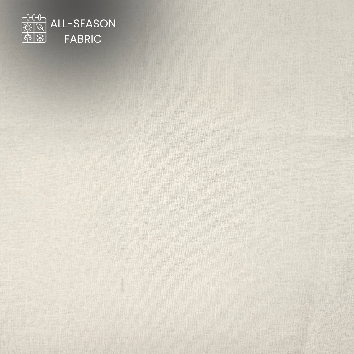 Textured Plain Dyed Crepe Cotton Slub Fabric - White