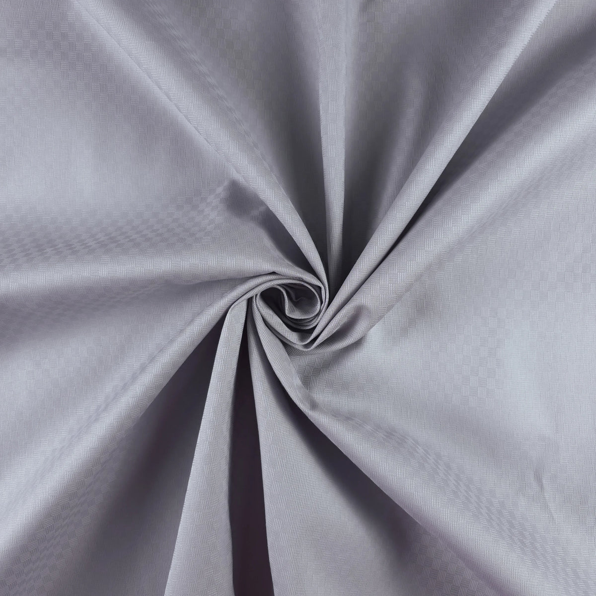 Plain Dyed Mini Check Cotton Dobby Fabric - Lavender Mist