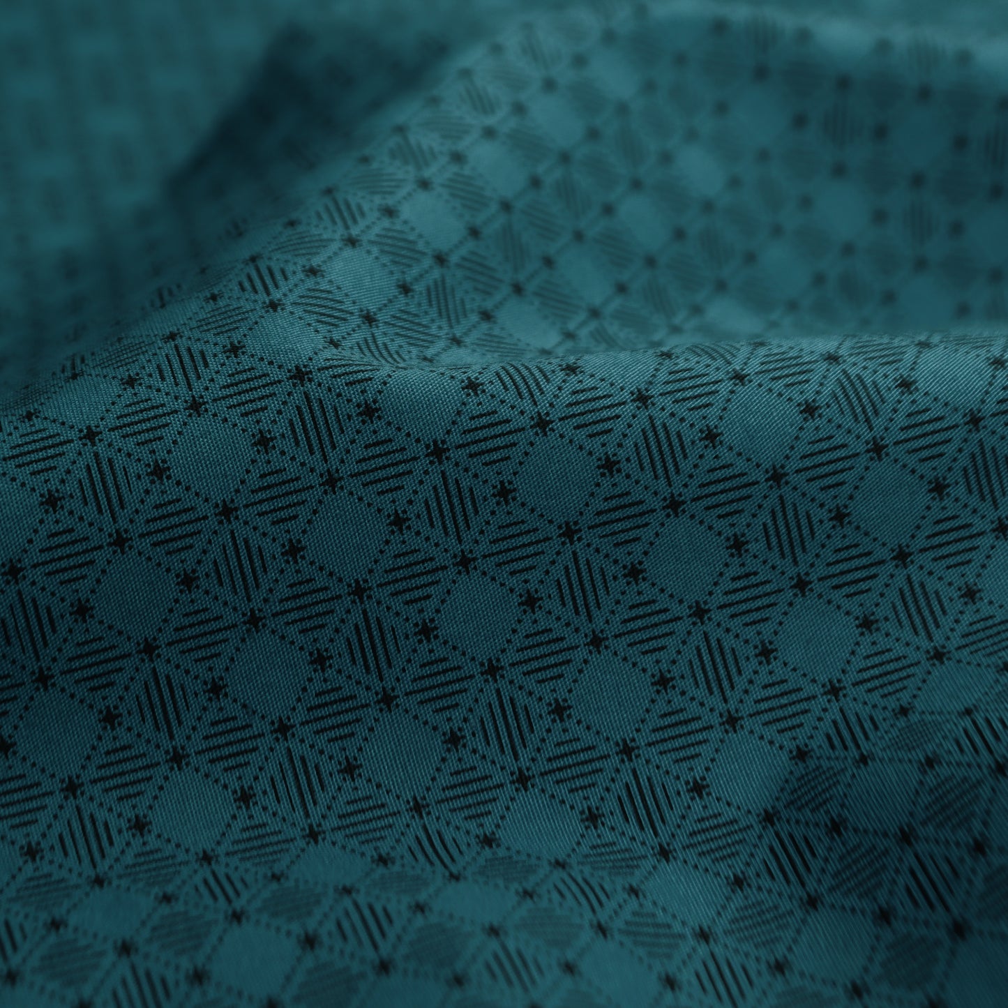Micro Diamond Grid Poplin Fabric