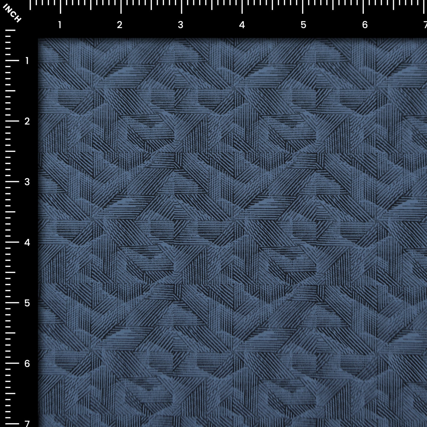 Textured Geometric Poplin Fabric