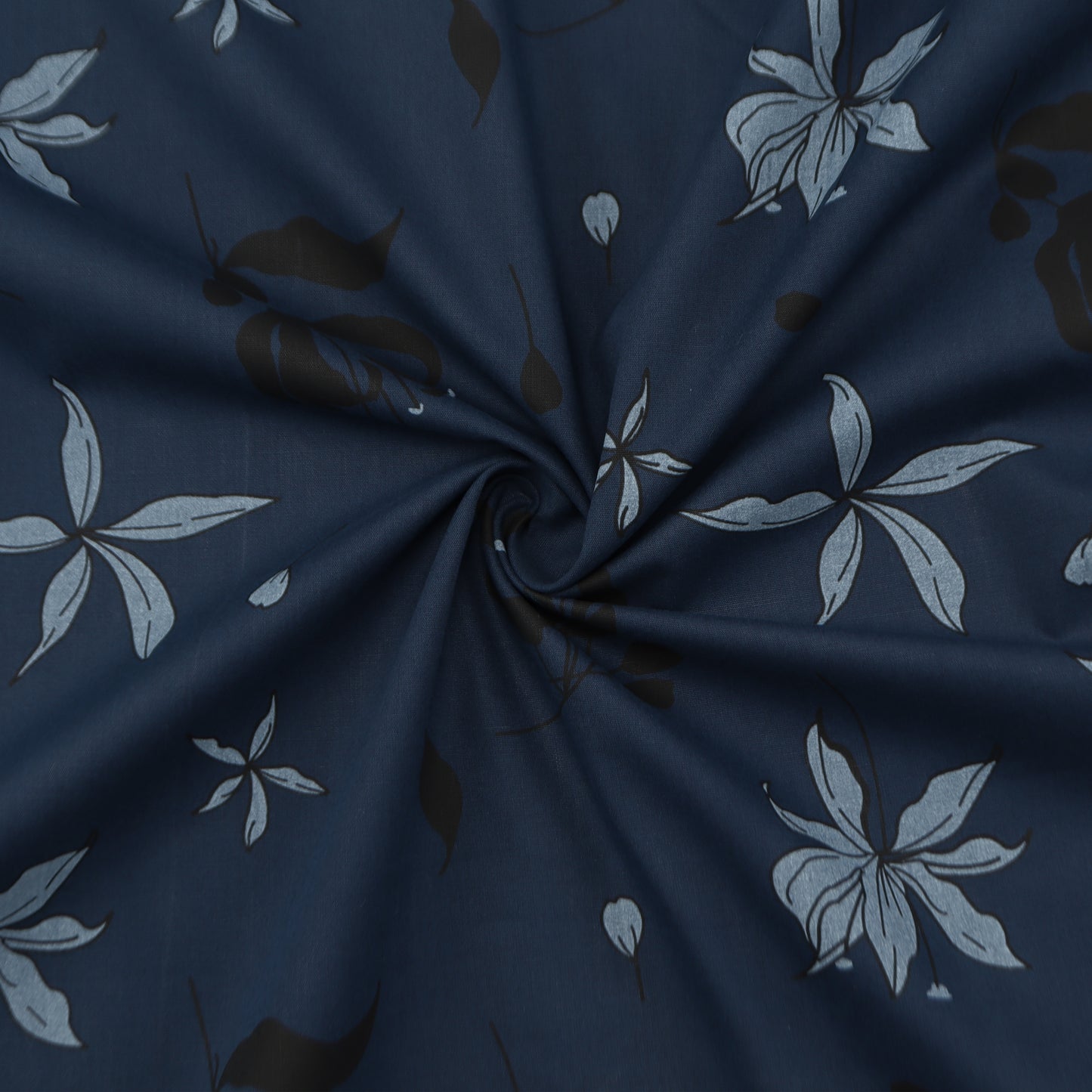 Botanical Silhouette Poplin Fabric