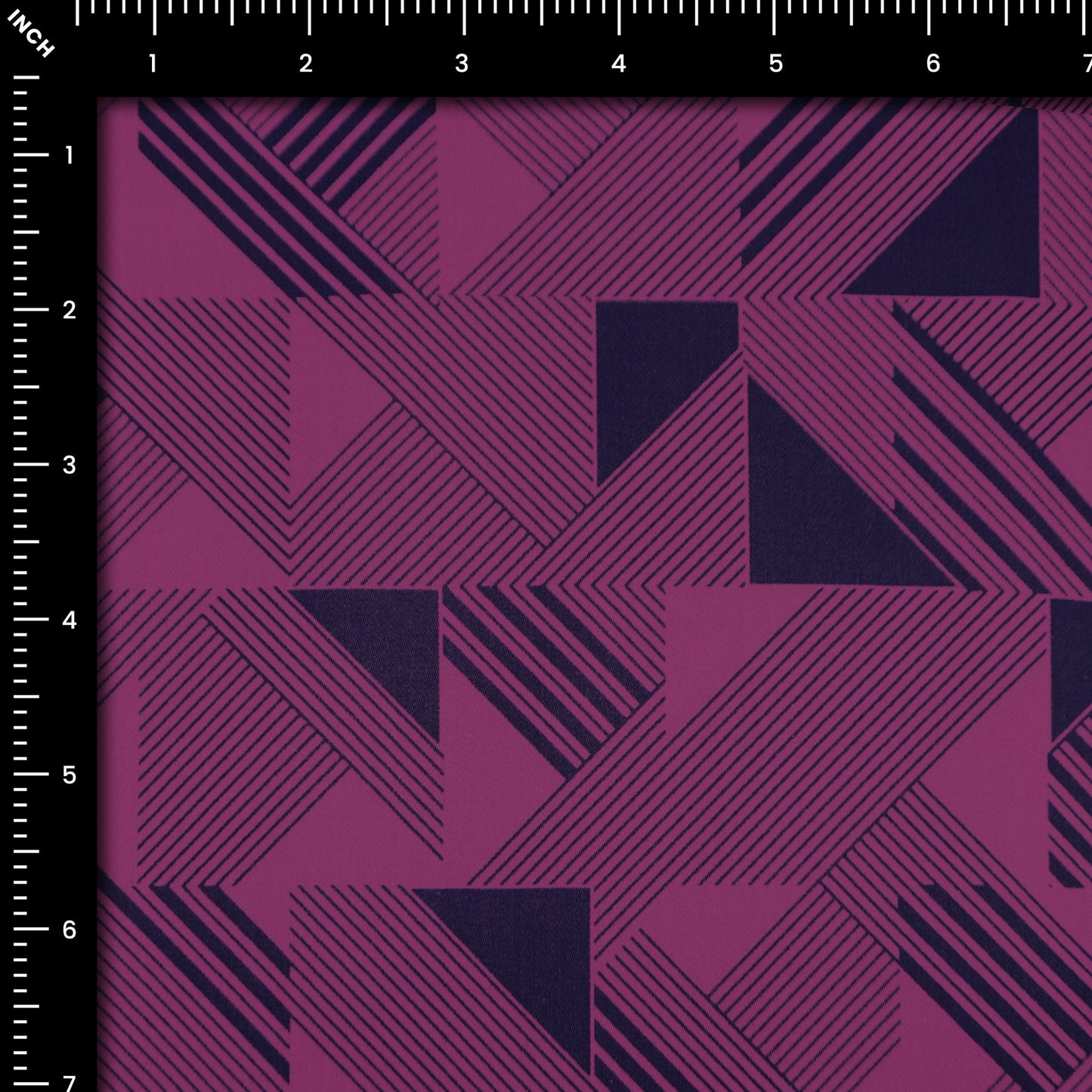 Abstract Geometry Satin Fabric - Kapaas