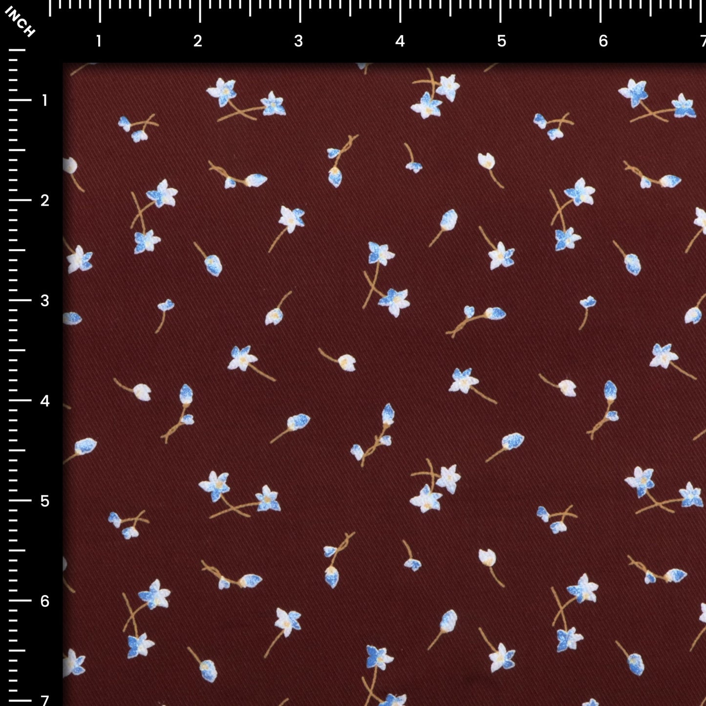 Meadow Bloom Cavalry Twill Fabric - Kapaas
