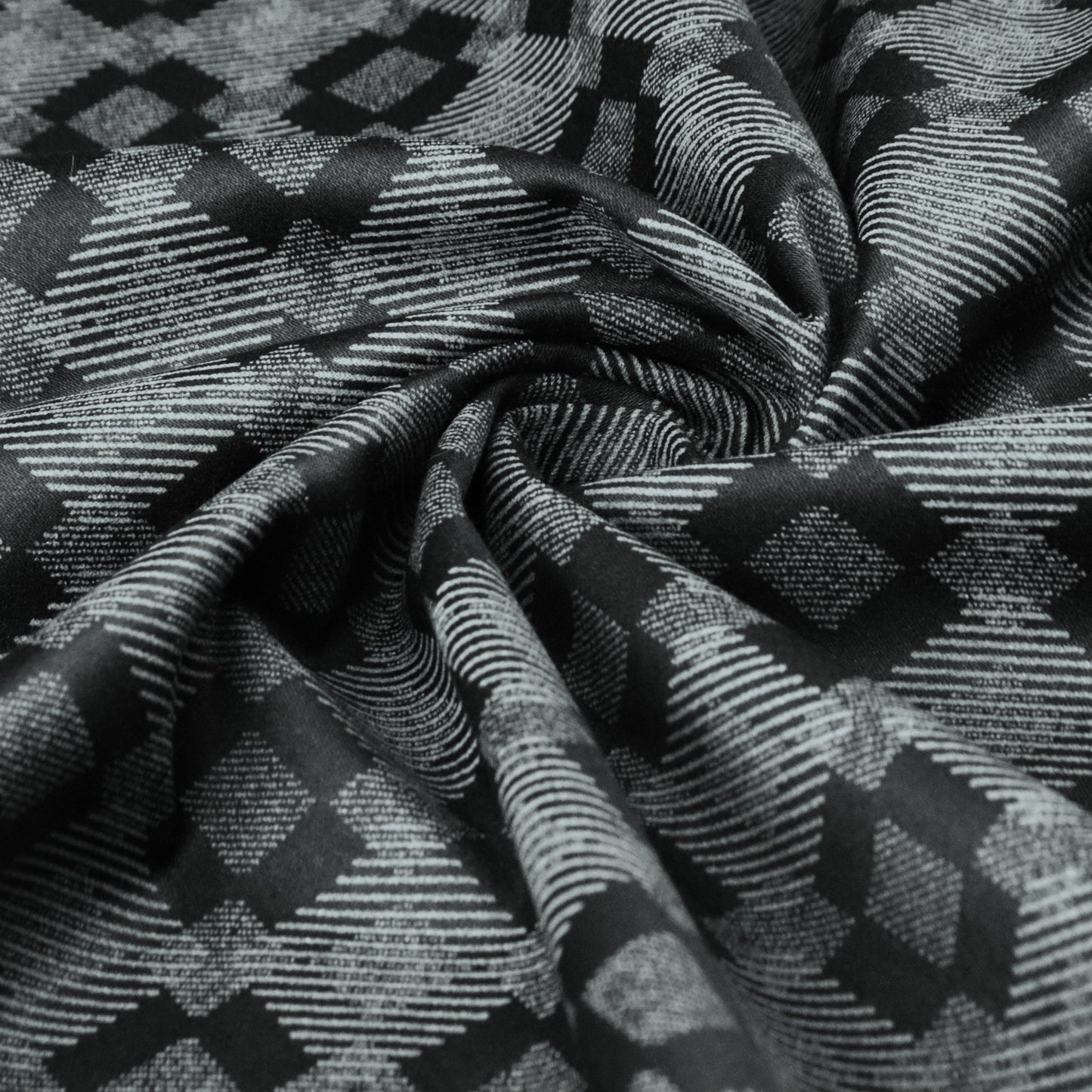 Shadow Check Satin Fabric - Kapaas