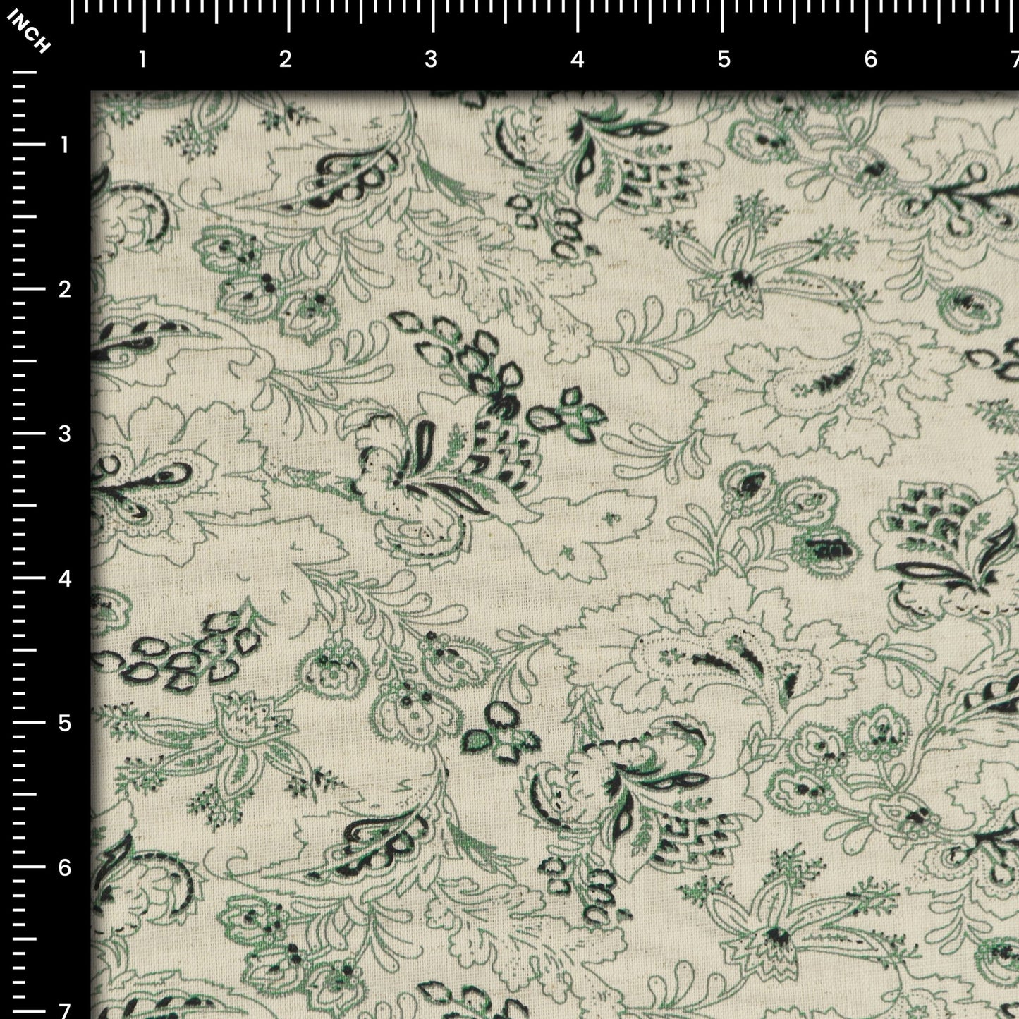 Vintage Botanical Cotton Flex Fabric - Kapaas