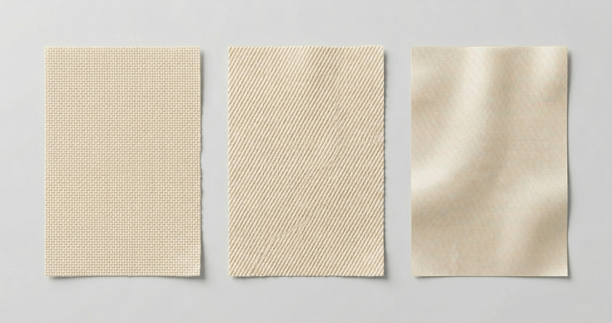 Types of Fabric Weaves Explained: Plain, Twill and Satin