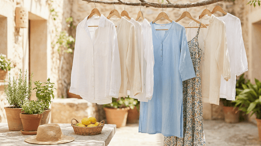 Breathable cotton fabrics used in summer clothing and everyday wear in India