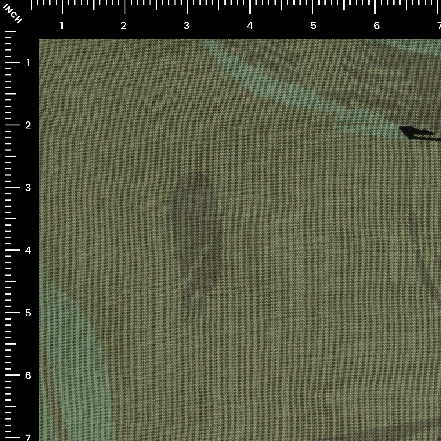 Abstract Brushstroke Modal Rayon Fabric