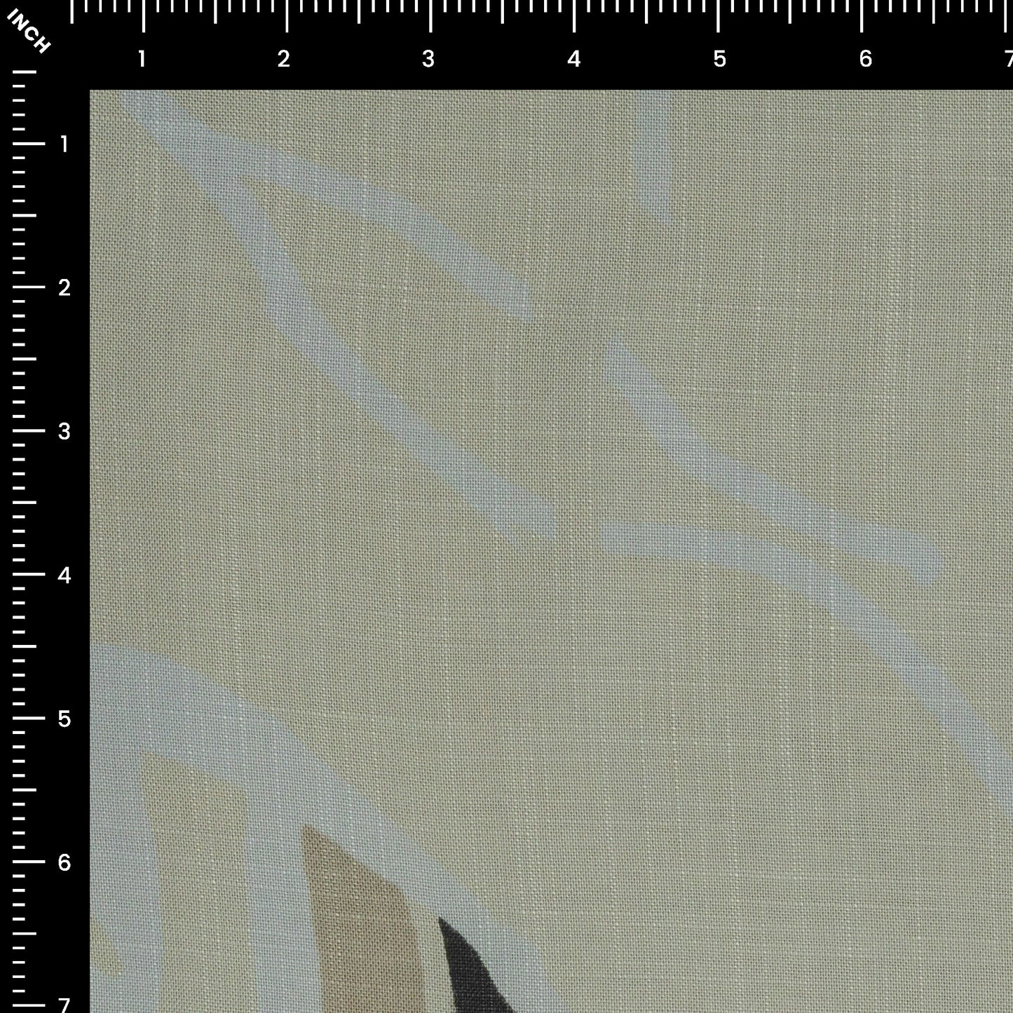 Abstract Leaf Printed Modal Rayon Fabric