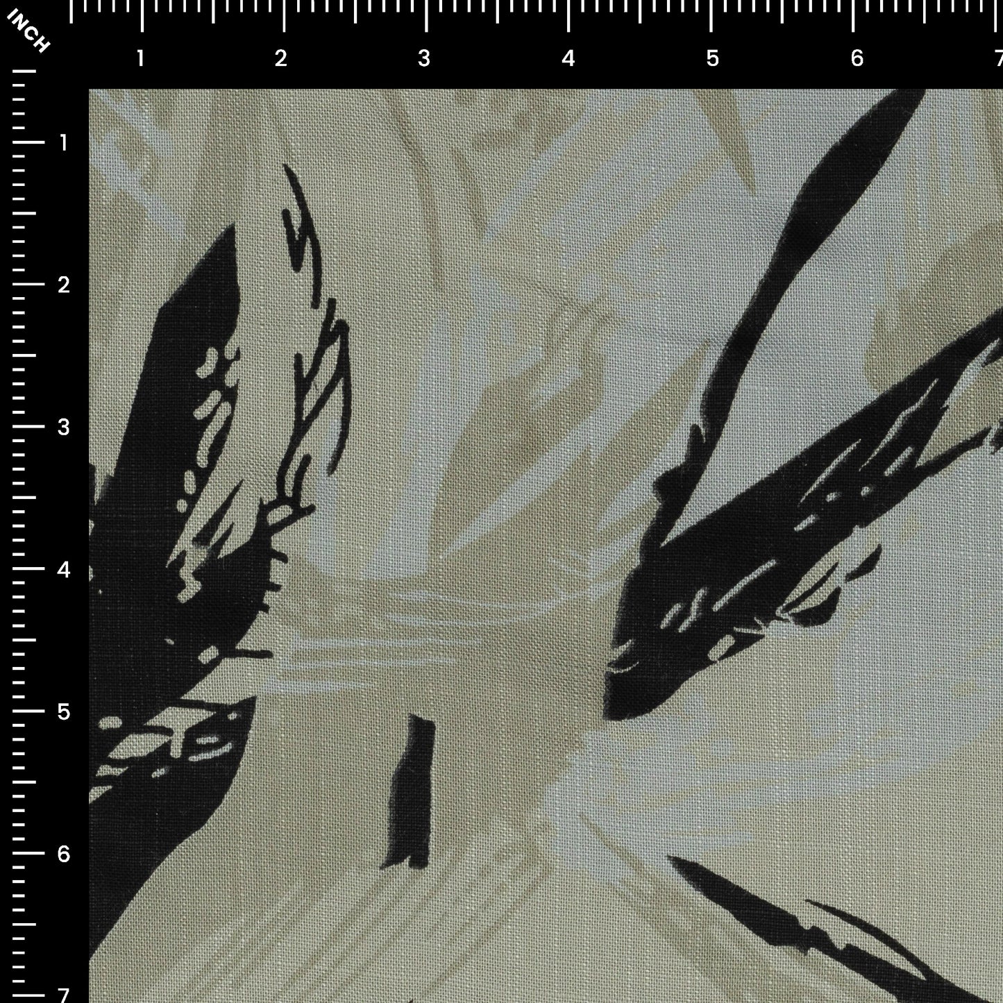 Abstract Brushstroke Modal Rayon Fabric