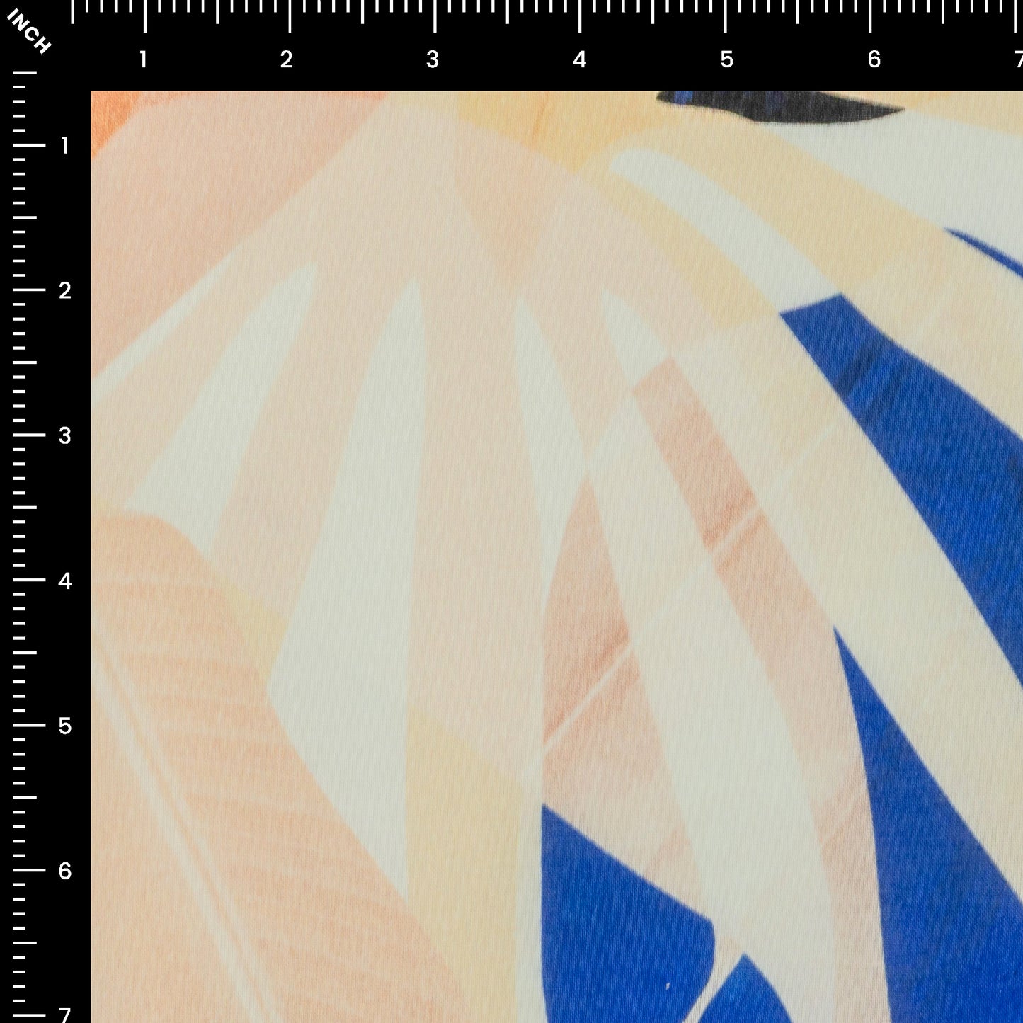 Tropical Leaf Printed Cambric Fabric