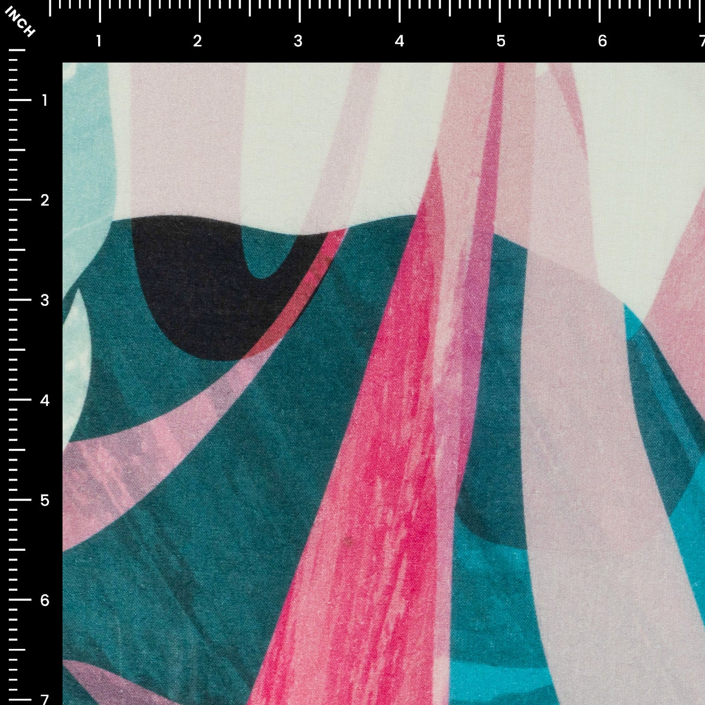 Tropical Leaf Printed Cambric Fabric