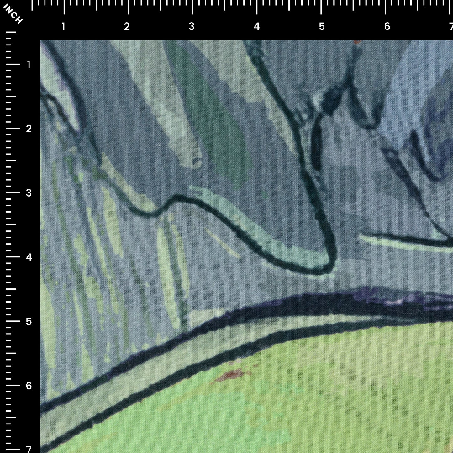 Modern Artistic Print Cambric Fabric