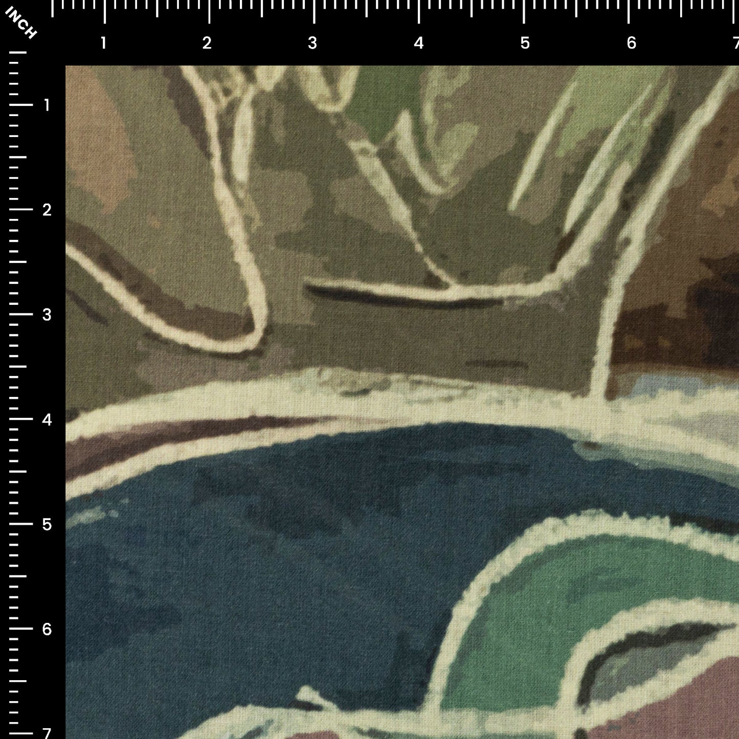 Modern Artistic Print Cambric Fabric