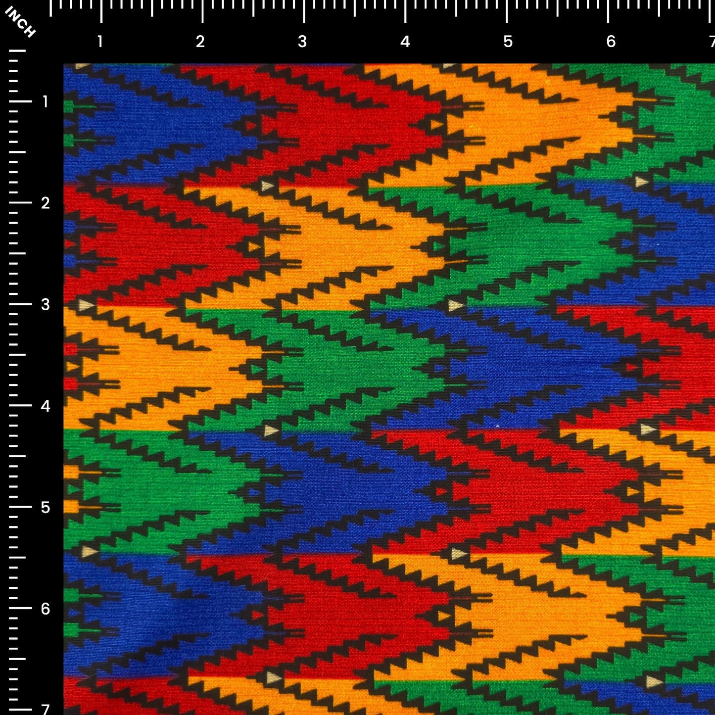 Tribal Dhaka Geometric Poplin Fabric