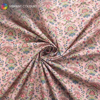 Vintage Floral Tapestry Printed Poly-Cotton Fabric