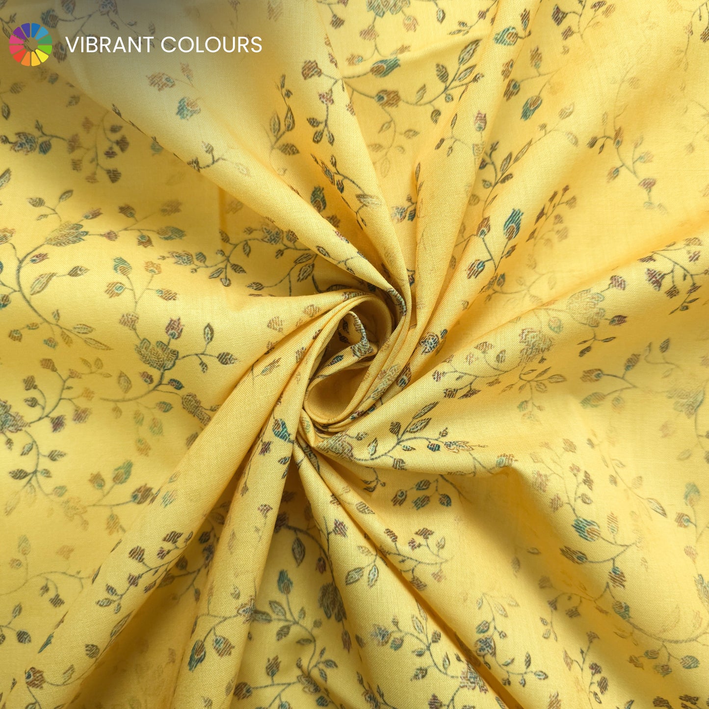 Whispering Vine Printed Poly-Cotton Fabric
