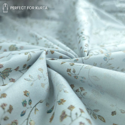 Meadow Whisper Floral Printed Poly-Cotton Fabric