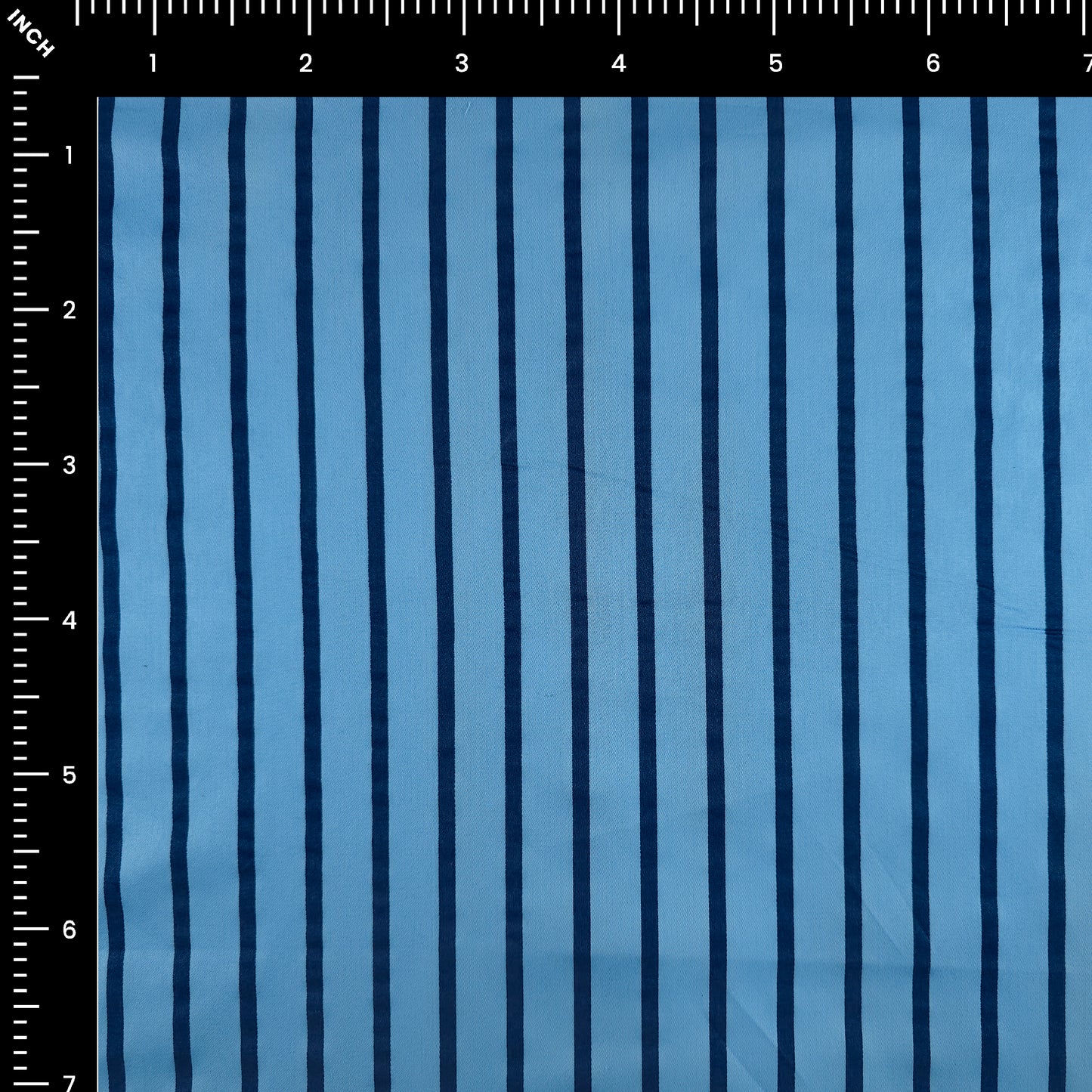Classic Pinstripe Printed Satin Fabric