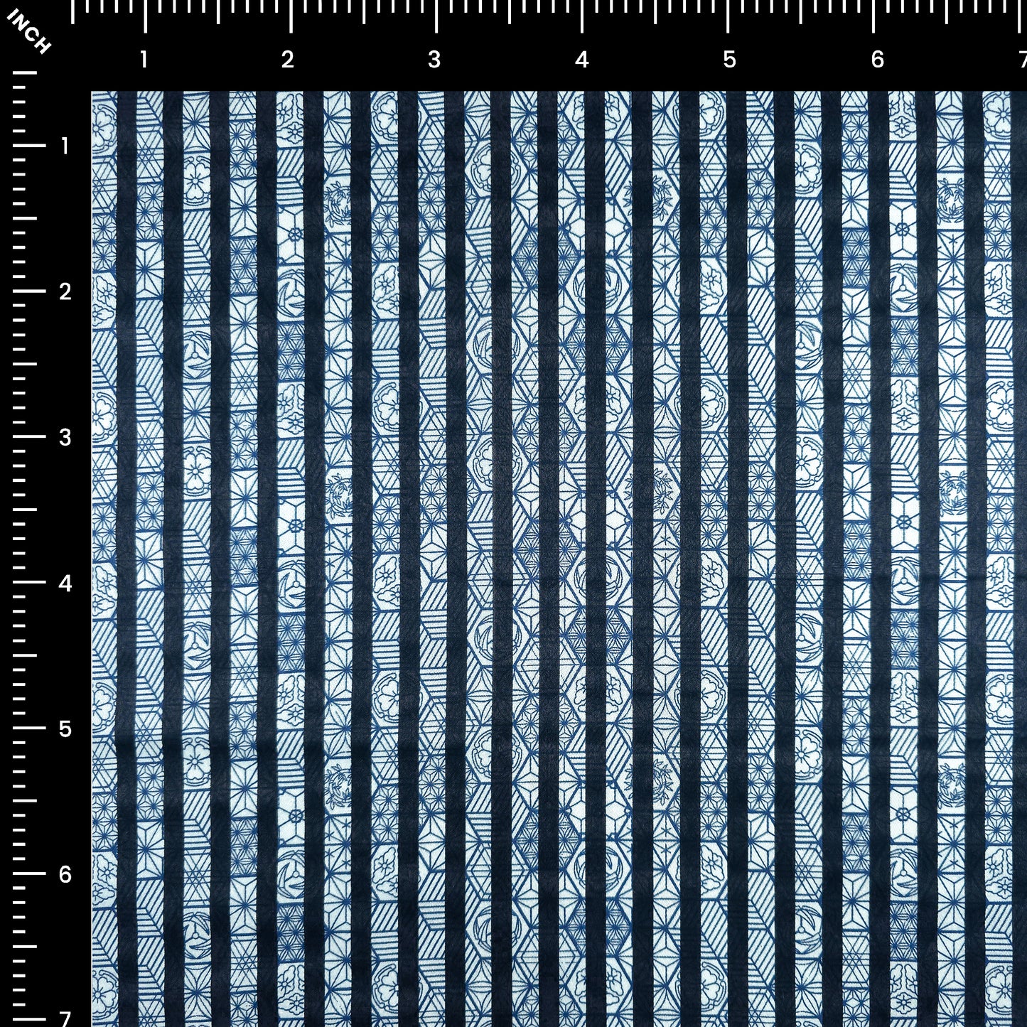 Royal Etched Stripe Printed Satin Fabric