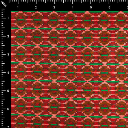 Classic Nepali Dhaka Printed Poplin Fabric