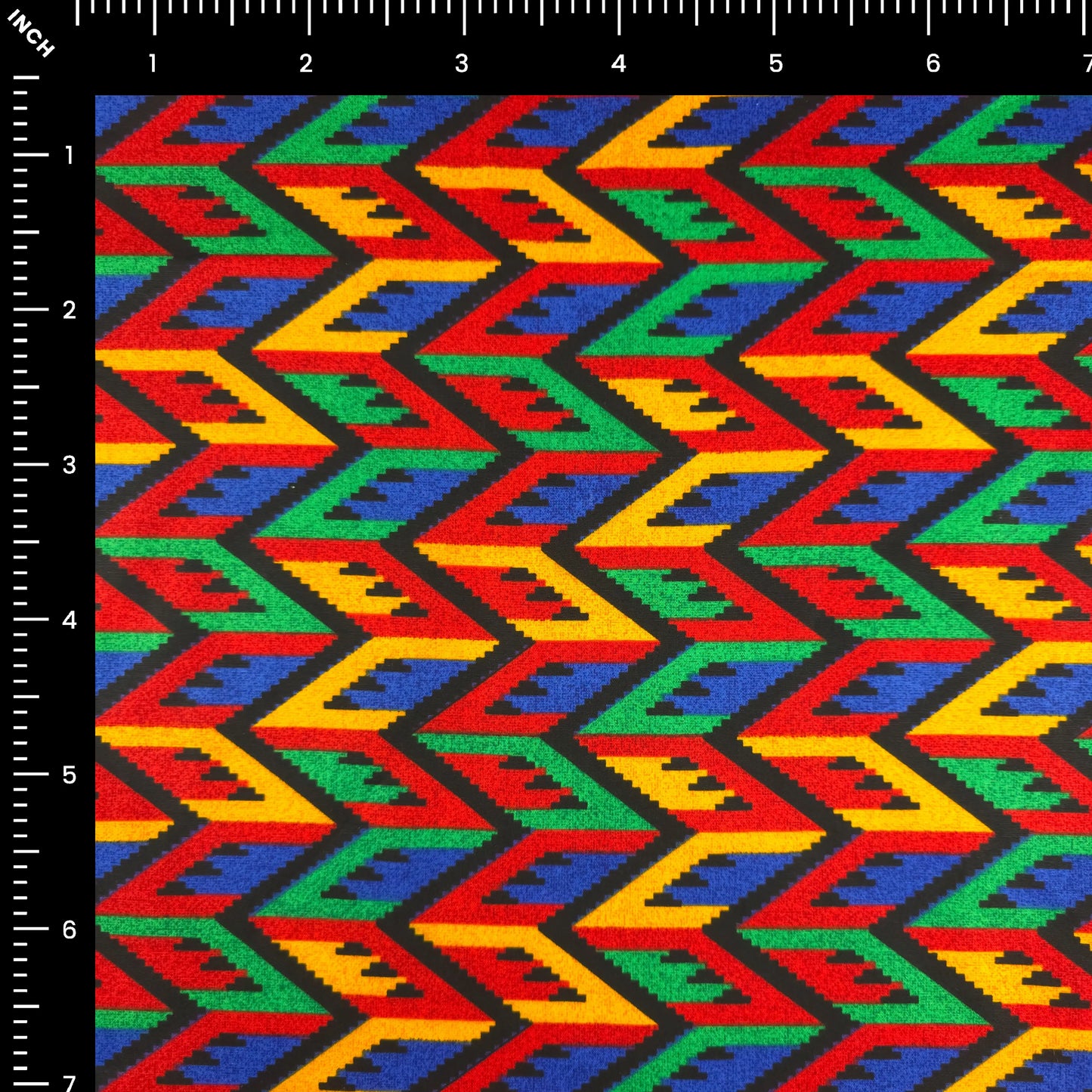 Traditional Dhaka Geometric Printed Poplin Fabric