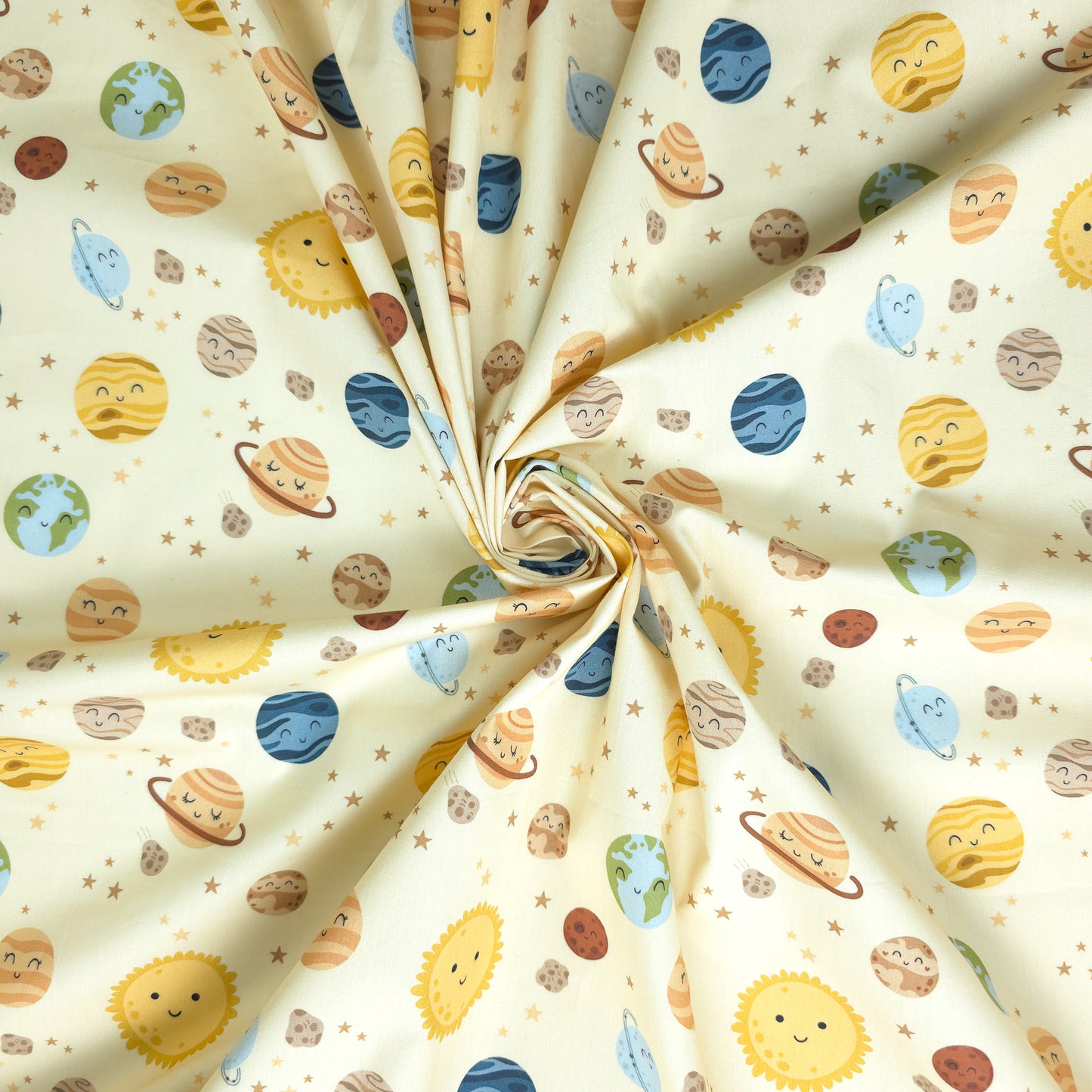 Cosmic Adventure Printed Poplin Fabric