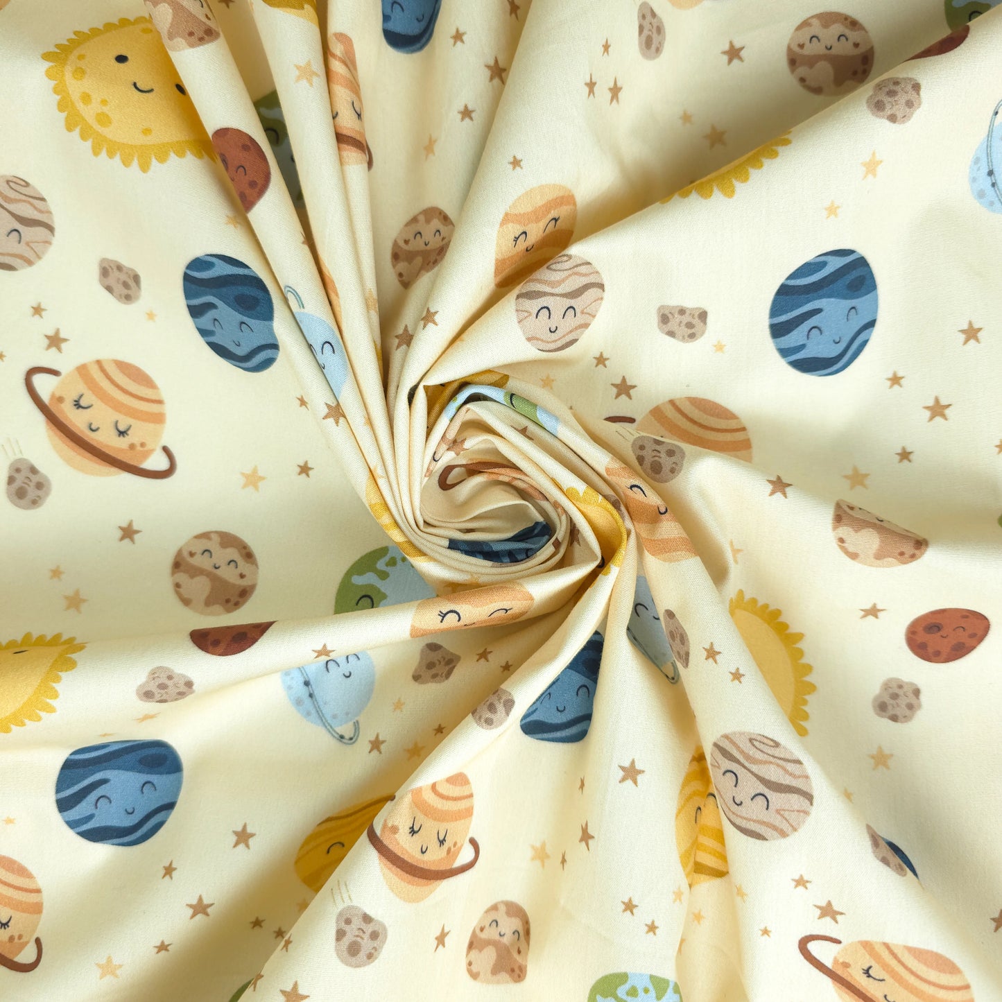 Cosmic Adventure Printed Poplin Fabric