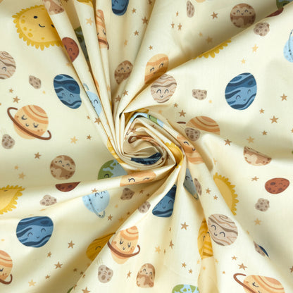 Cosmic Adventure Printed Poplin Fabric