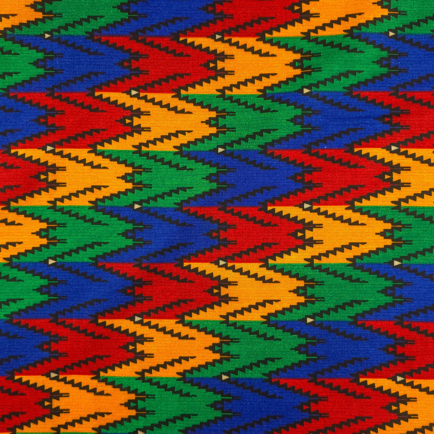 Tribal Dhaka Geometric Poplin Fabric