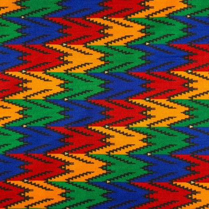 Tribal Dhaka Geometric Poplin Fabric