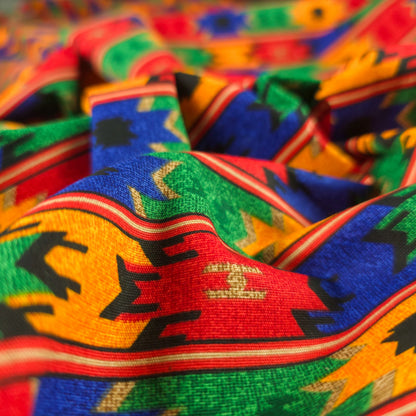 Designer Nepali Dhaka Printed Fabric