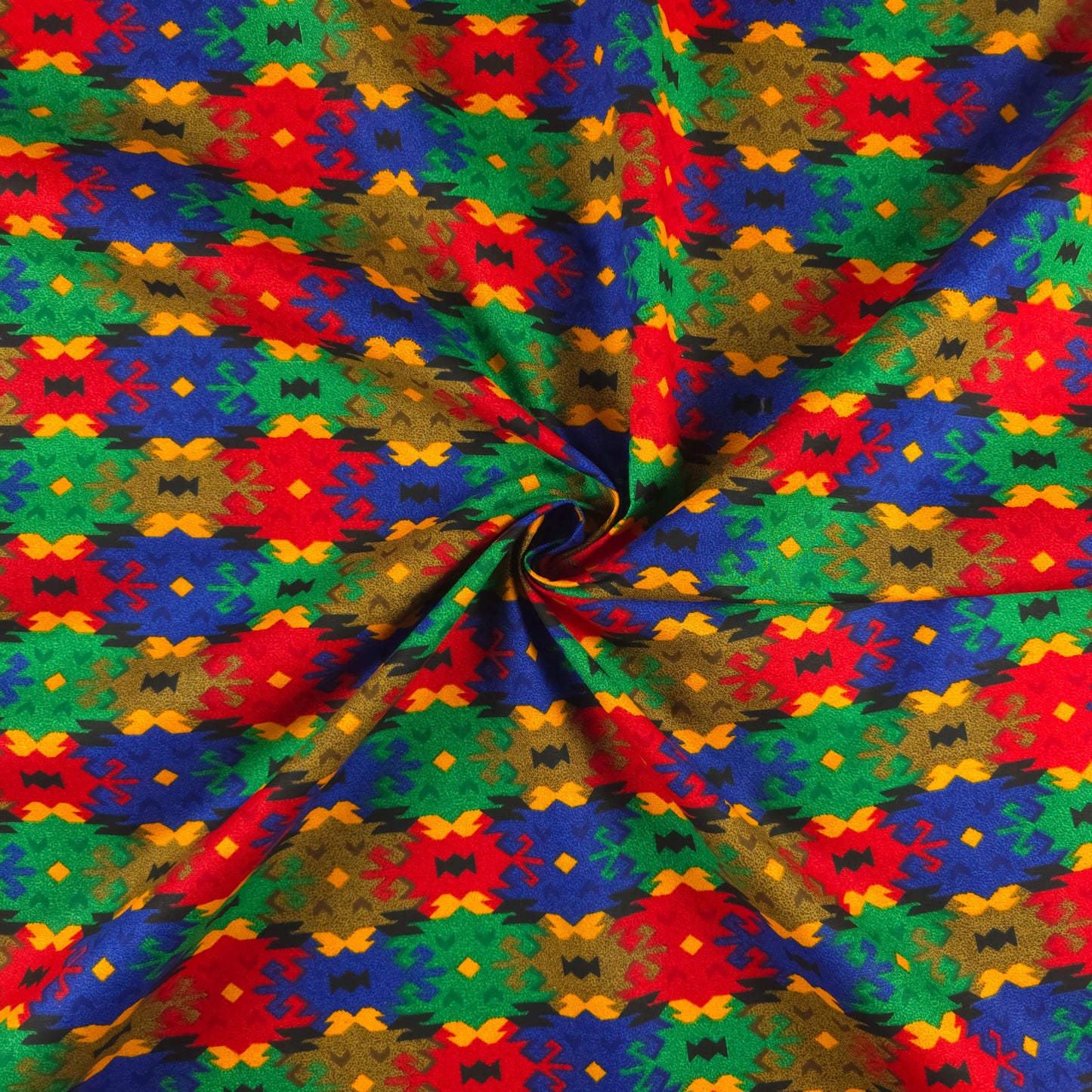 Classic Tribal Dhaka Print Fabric