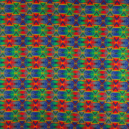 Ethnic Geometric Dhaka Poplin Fabric