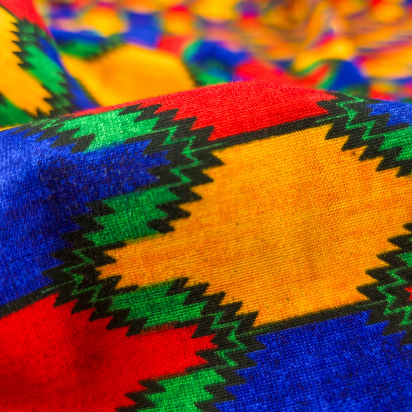 Bold Himalayan Dhaka Poplin Fabric