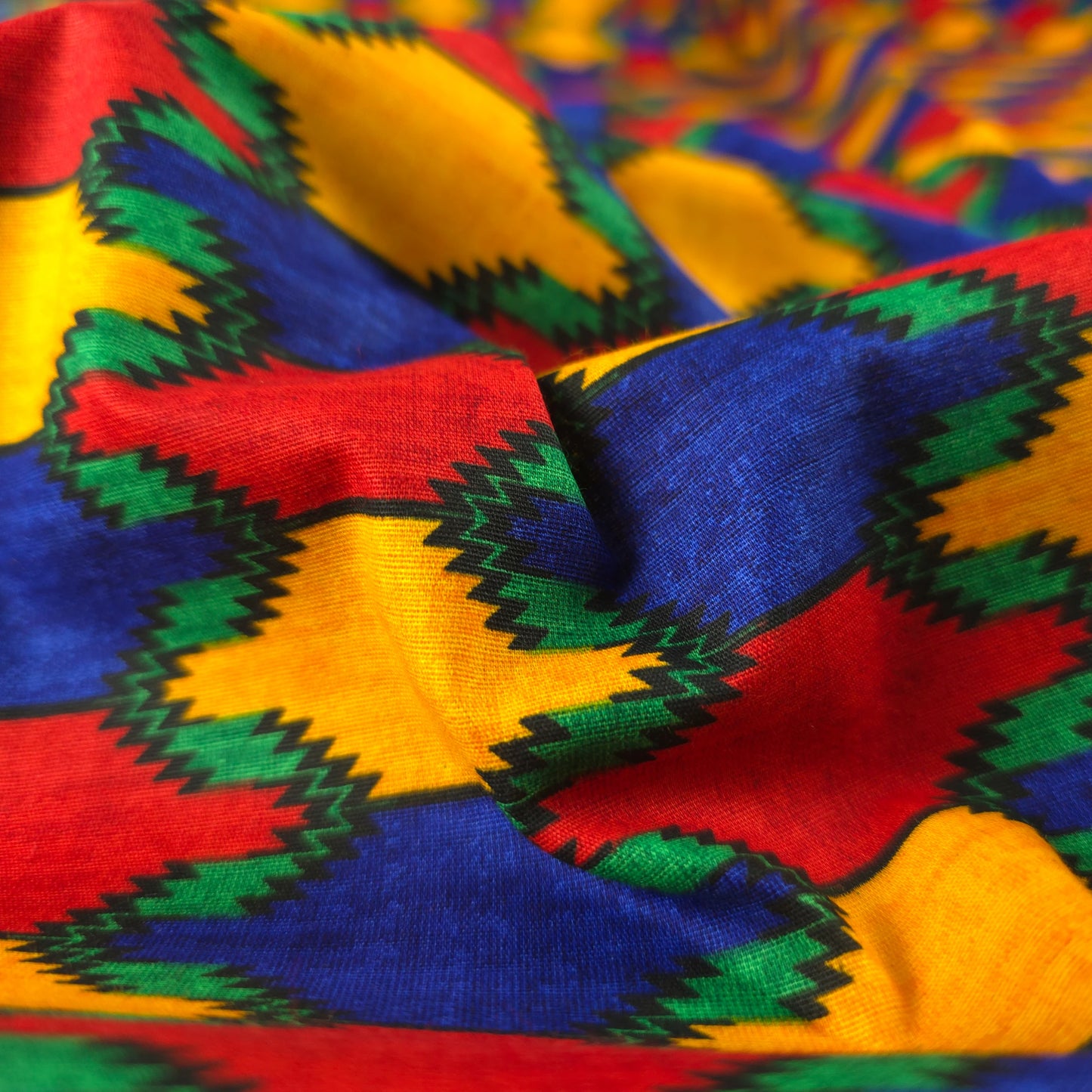 Bold Himalayan Dhaka Poplin Fabric