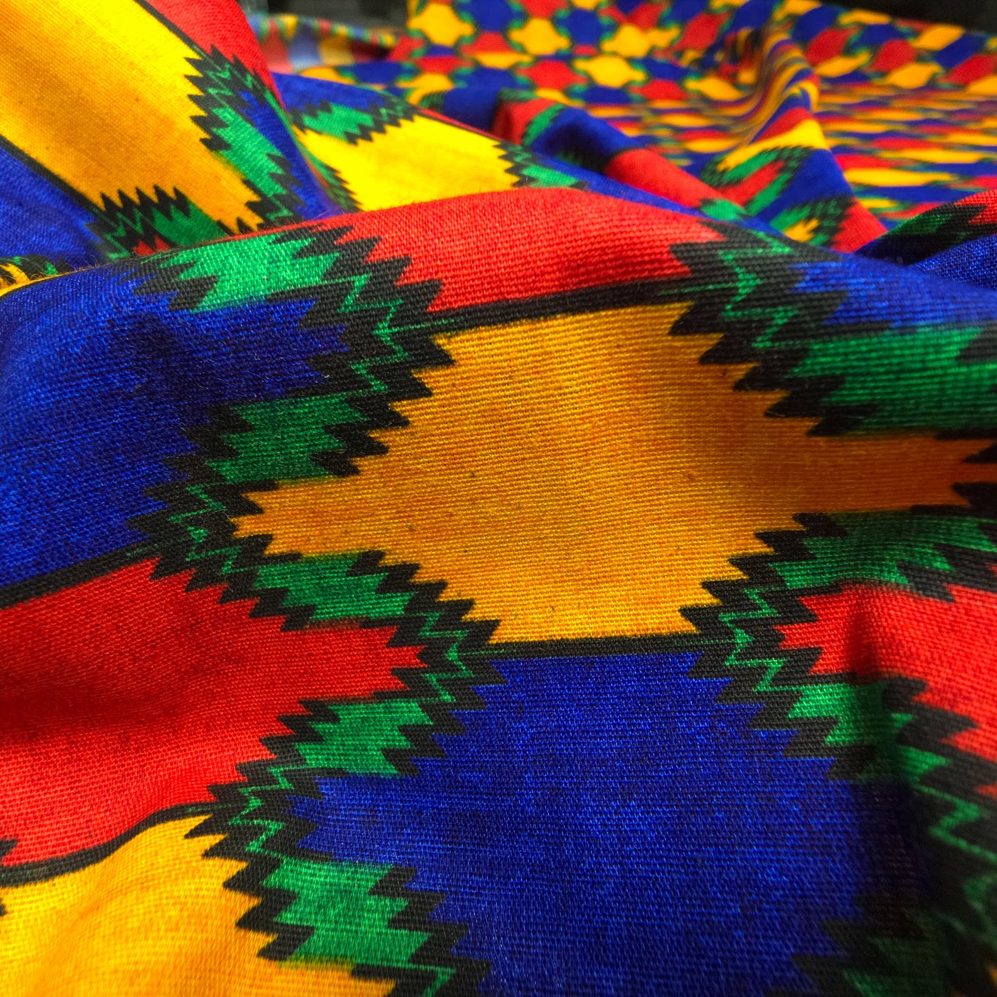 Bold Himalayan Dhaka Poplin Fabric