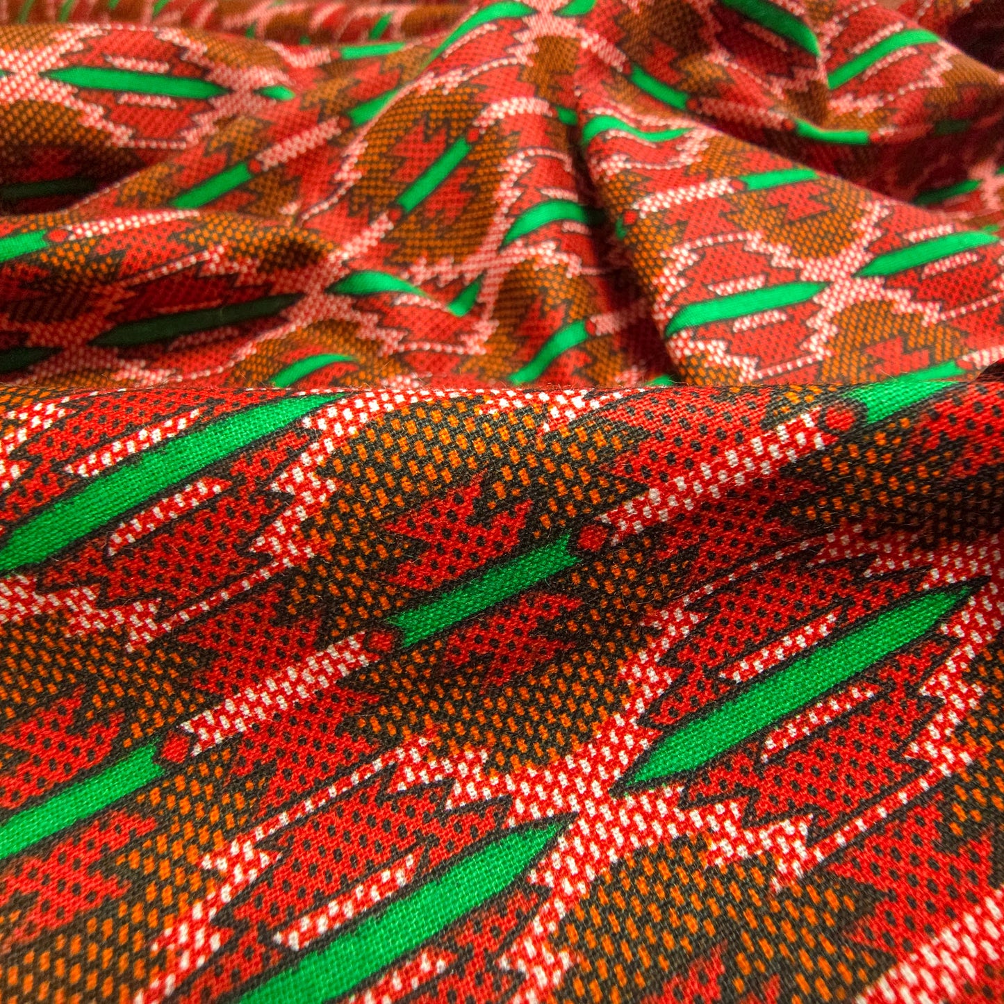 Classic Nepali Dhaka Printed Poplin Fabric