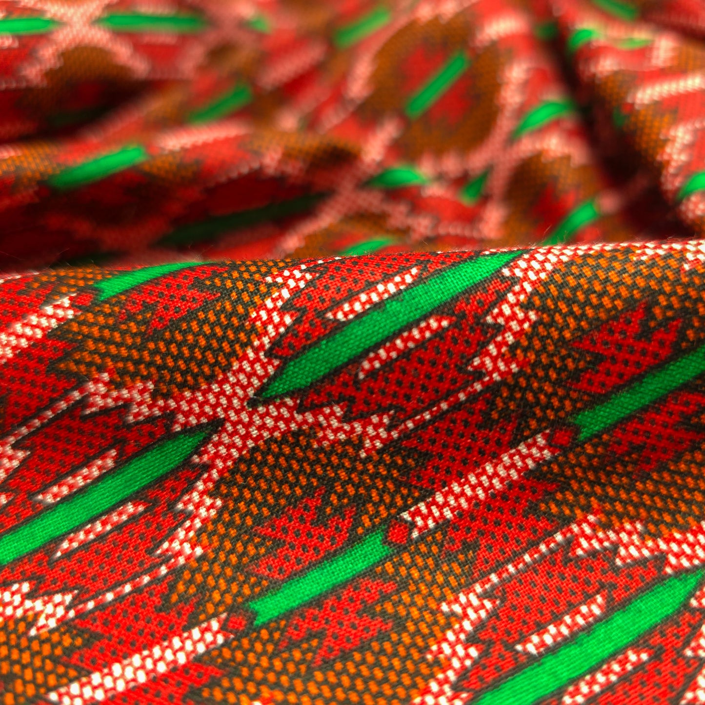 Classic Nepali Dhaka Printed Poplin Fabric