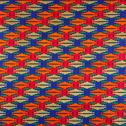 Mountain Inspired Dhaka Print Fabric