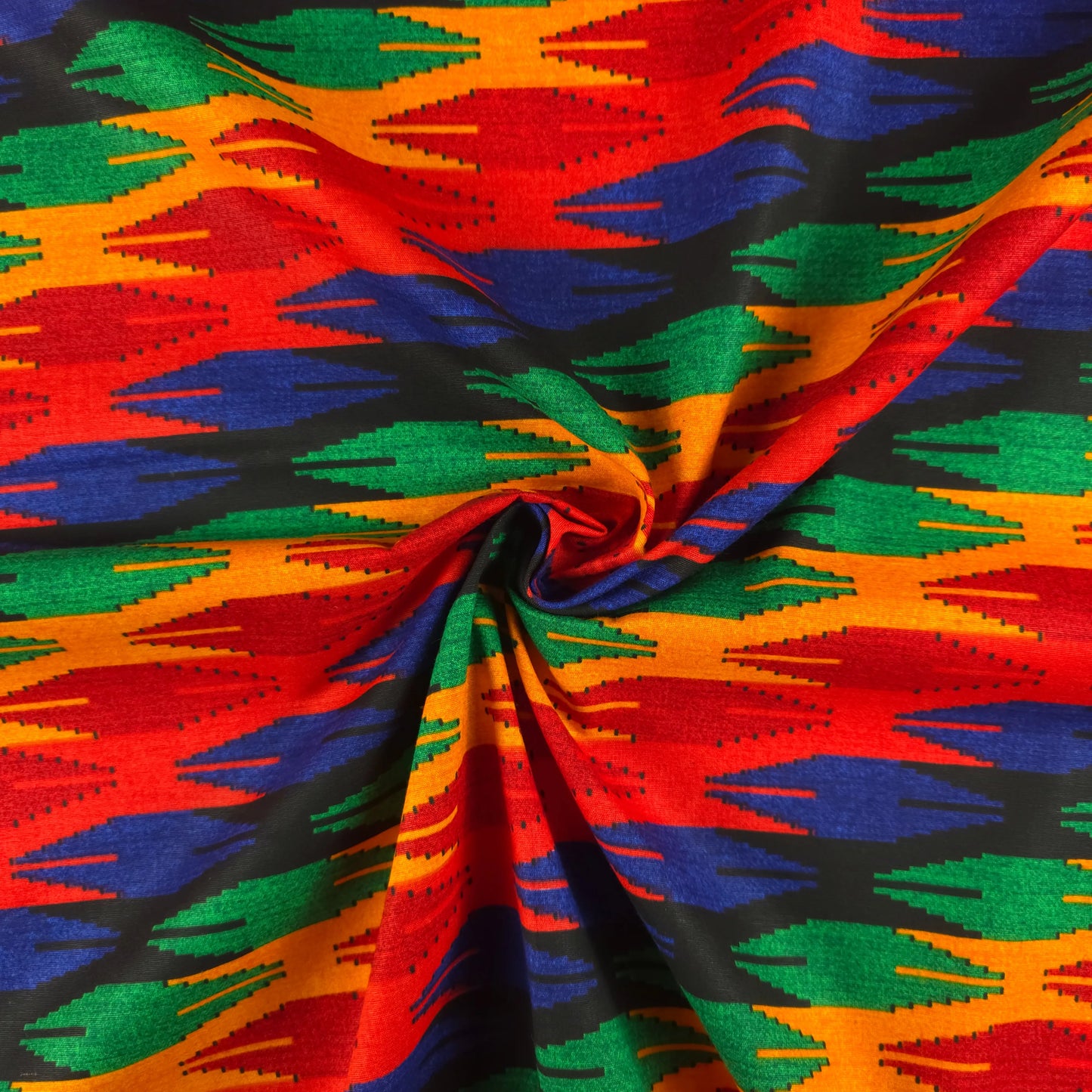 Bold Nepali Dhaka Printed Poplin Fabric