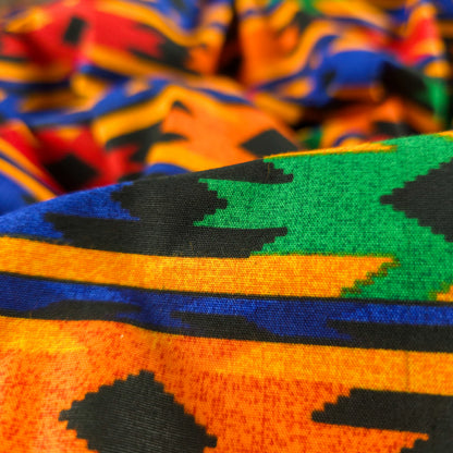 Himalayan Dhaka Pattern Printed Poplin Fabric